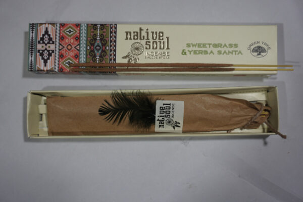 Green Tree Sweetgrass and Yerba Sate Incense Sticks