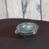 Gray & Gold Tea Bowl with Spout