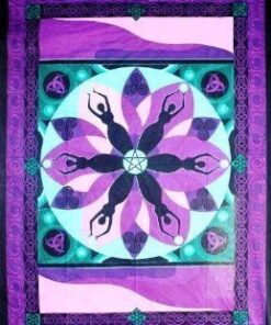 Moon Goddess Circle Tapestry