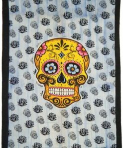 Multi-color Skull Tapestry