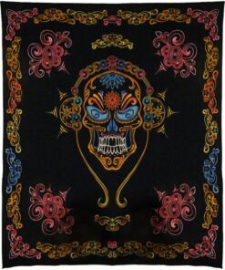 Musical Skull Tapestry