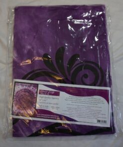 Purple Flowers of Life Tapestry