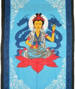 Quan Yin twin Size Tapestry
