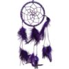 small purple feather dreamcatcher