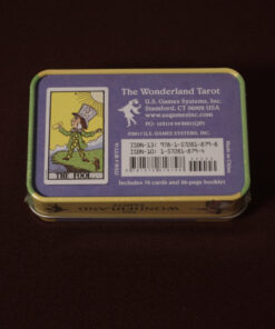 wonderland tarot card deck back