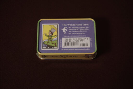 wonderland tarot card deck back