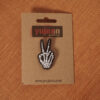 Boney Peace Fingers Enamel Pin