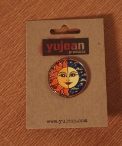 Dan Morris Sun & Moon Enamel Pin