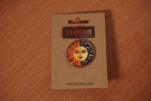 Dan Morris Sun & Moon Enamel Pin