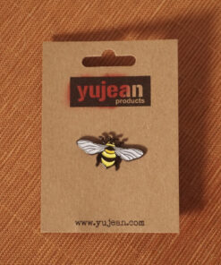 bee enamel pin