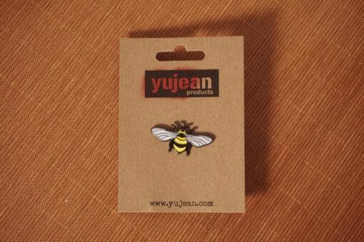 bee enamel pin