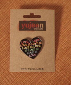 love is enamel pin