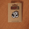 om enamel pin