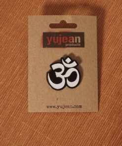 om enamel pin