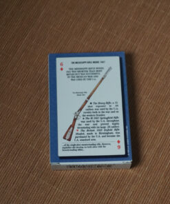 arms and armaments of the civil war card game back