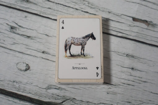 horses of the world playing cards back