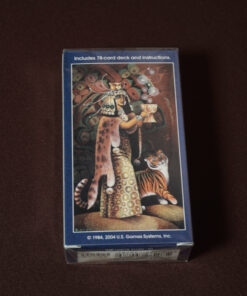 tarot of the cat people tarot card deck back
