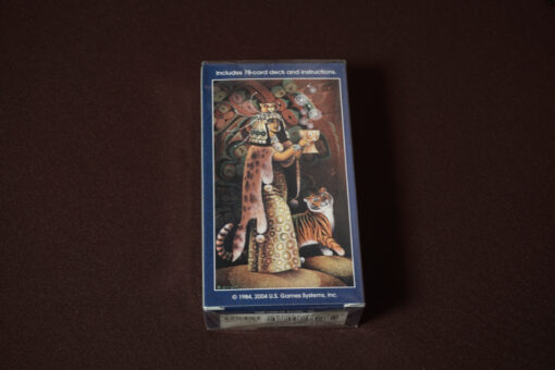 tarot of the cat people tarot card deck back